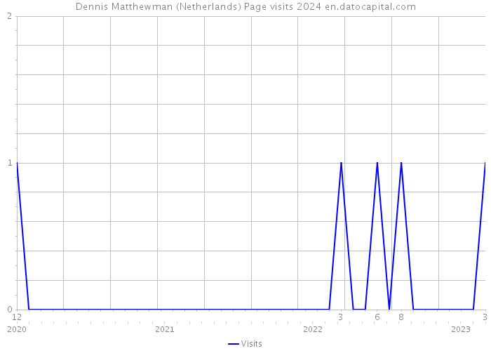 Dennis Matthewman (Netherlands) Page visits 2024 