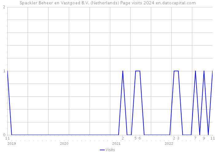 Spackler Beheer en Vastgoed B.V. (Netherlands) Page visits 2024 