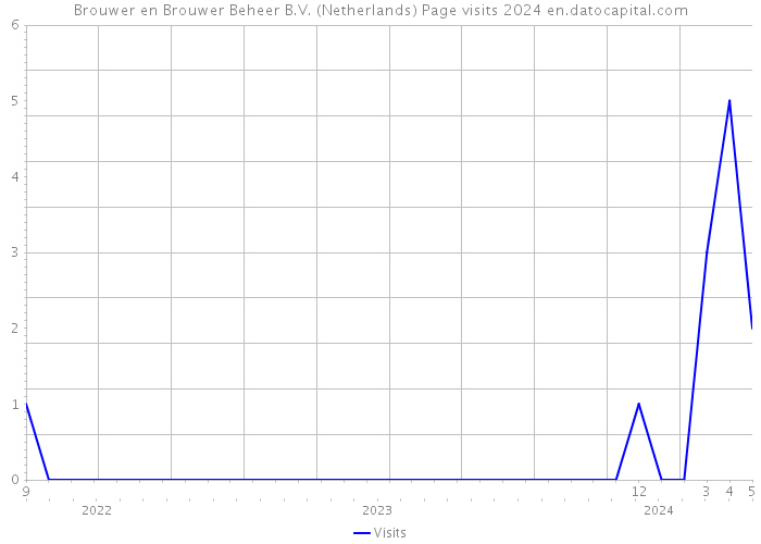 Brouwer en Brouwer Beheer B.V. (Netherlands) Page visits 2024 