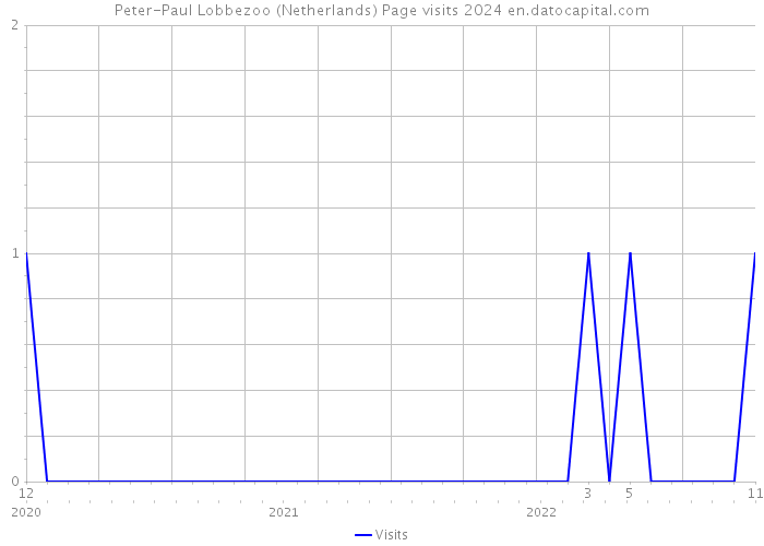 Peter-Paul Lobbezoo (Netherlands) Page visits 2024 