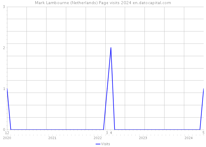 Mark Lambourne (Netherlands) Page visits 2024 