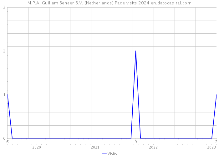 M.P.A. Guiljam Beheer B.V. (Netherlands) Page visits 2024 