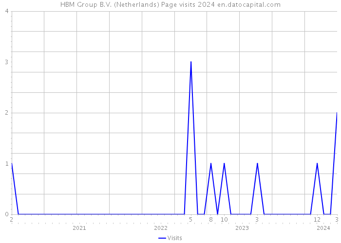 HBM Group B.V. (Netherlands) Page visits 2024 