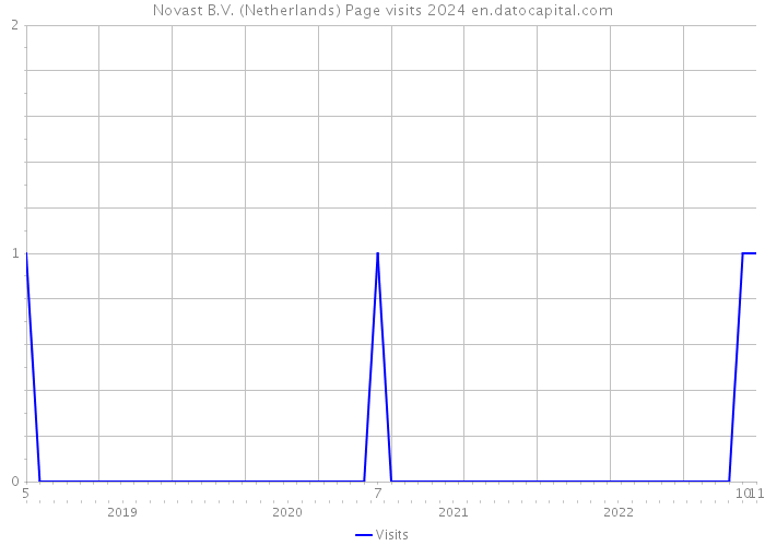 Novast B.V. (Netherlands) Page visits 2024 