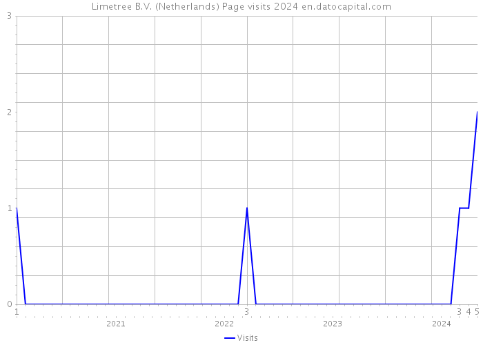 Limetree B.V. (Netherlands) Page visits 2024 
