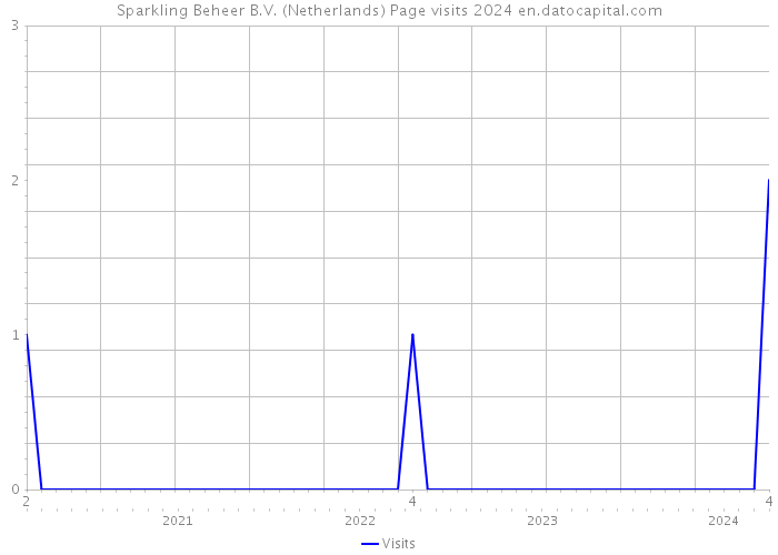 Sparkling Beheer B.V. (Netherlands) Page visits 2024 