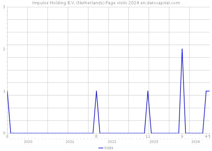 Impulse Holding B.V. (Netherlands) Page visits 2024 