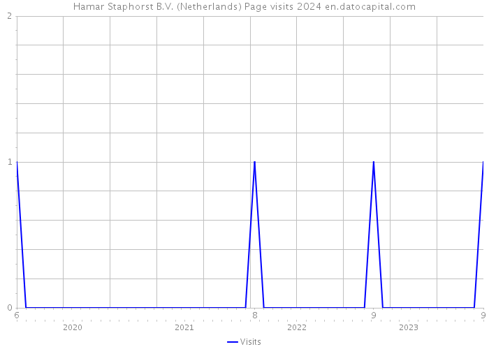 Hamar Staphorst B.V. (Netherlands) Page visits 2024 