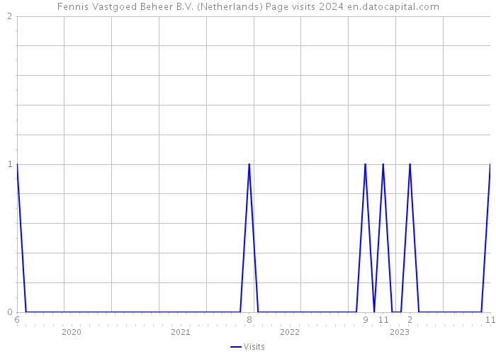 Fennis Vastgoed Beheer B.V. (Netherlands) Page visits 2024 