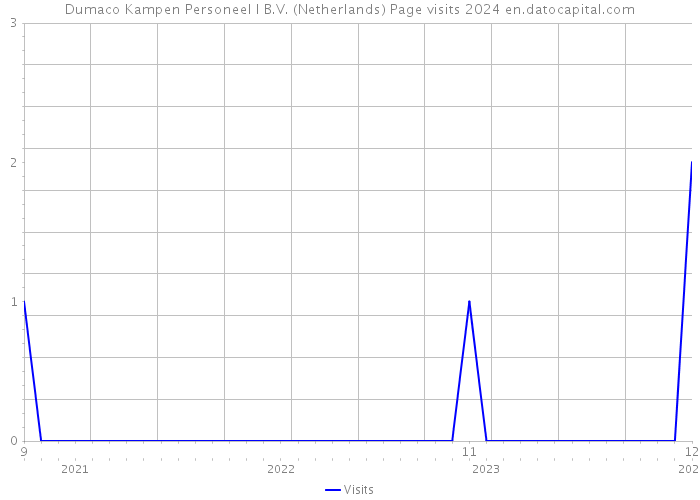 Dumaco Kampen Personeel I B.V. (Netherlands) Page visits 2024 