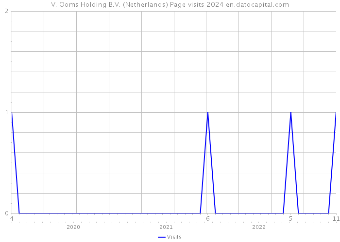 V. Ooms Holding B.V. (Netherlands) Page visits 2024 