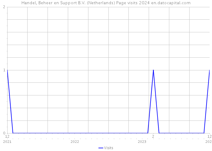 Handel, Beheer en Support B.V. (Netherlands) Page visits 2024 