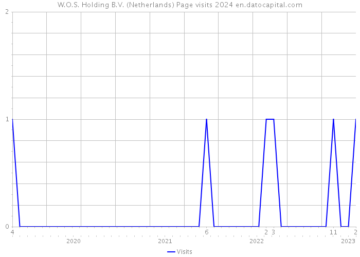 W.O.S. Holding B.V. (Netherlands) Page visits 2024 
