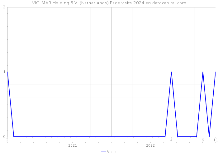 VIC-MAR Holding B.V. (Netherlands) Page visits 2024 
