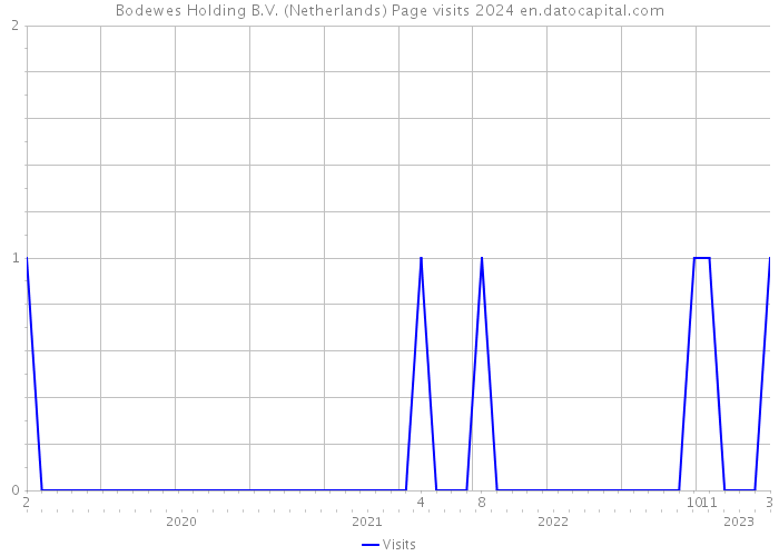 Bodewes Holding B.V. (Netherlands) Page visits 2024 