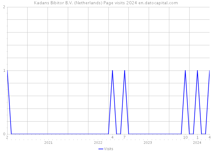 Kadans Bibitor B.V. (Netherlands) Page visits 2024 