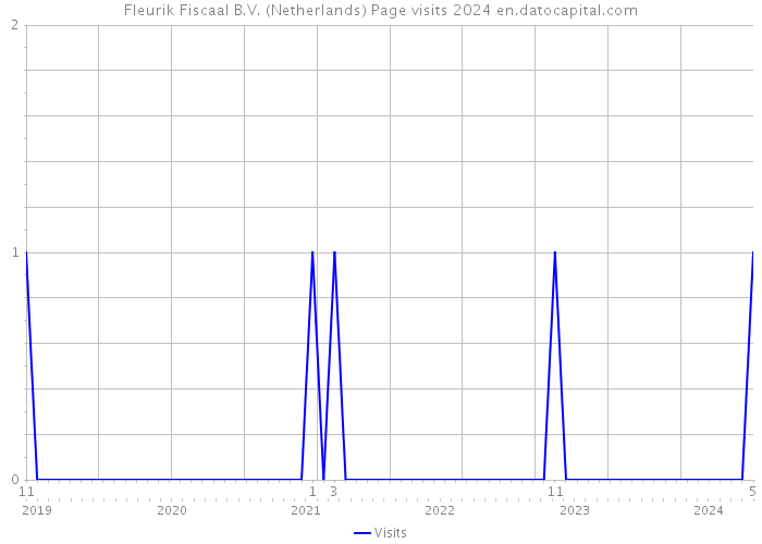 Fleurik Fiscaal B.V. (Netherlands) Page visits 2024 