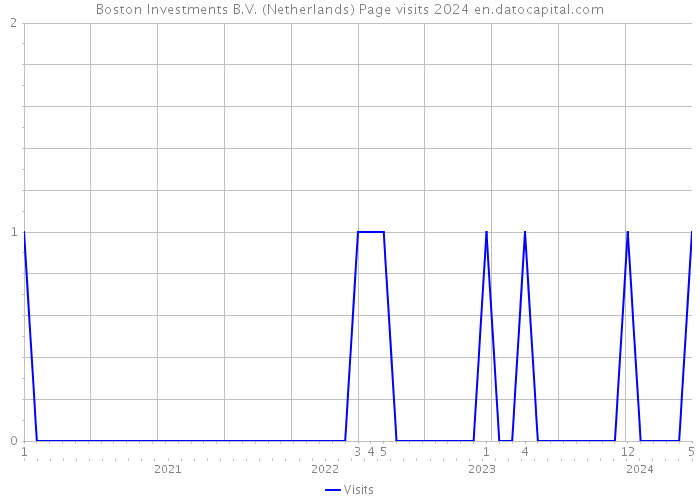 Boston Investments B.V. (Netherlands) Page visits 2024 