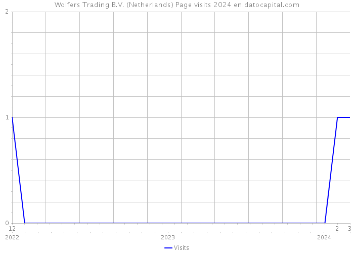 Wolfers Trading B.V. (Netherlands) Page visits 2024 