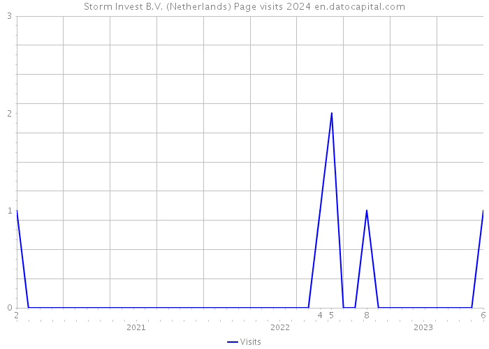 Storm Invest B.V. (Netherlands) Page visits 2024 