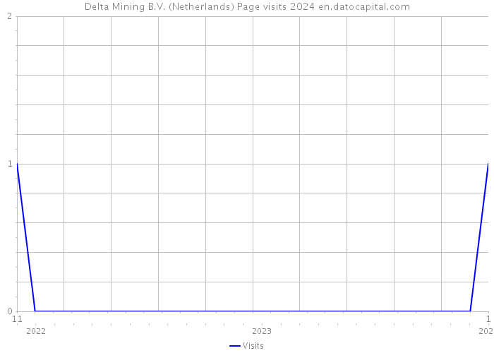 Delta Mining B.V. (Netherlands) Page visits 2024 
