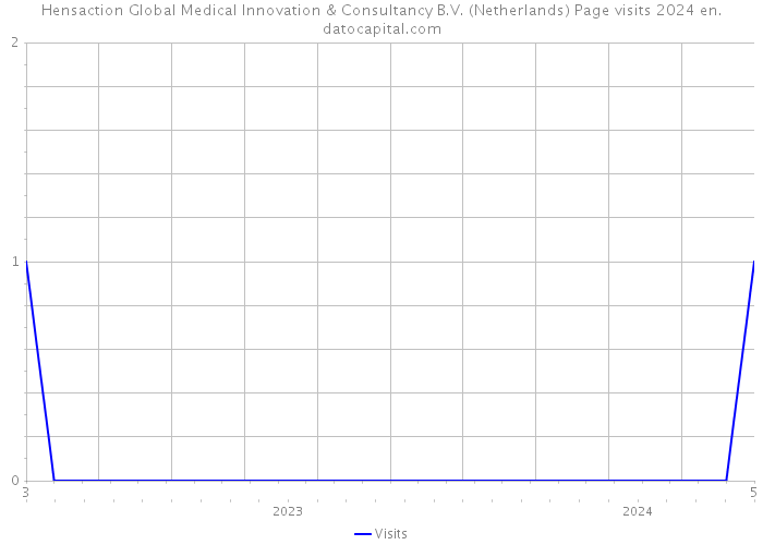Hensaction Global Medical Innovation & Consultancy B.V. (Netherlands) Page visits 2024 