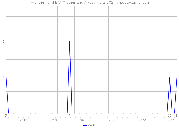 Twenthe Fund B.V. (Netherlands) Page visits 2024 