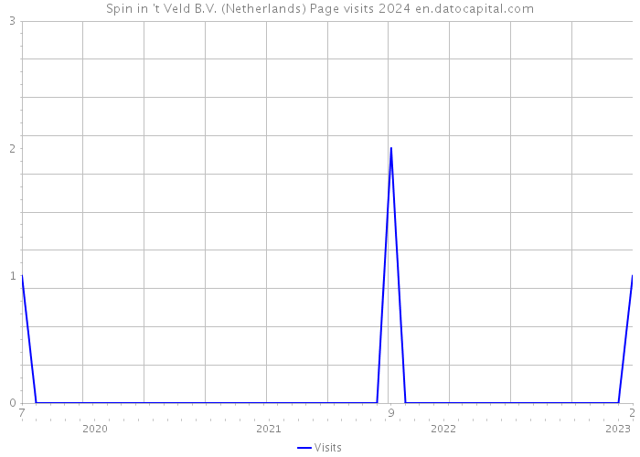 Spin in 't Veld B.V. (Netherlands) Page visits 2024 