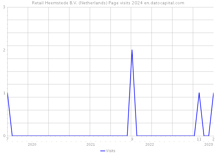Retail Heemstede B.V. (Netherlands) Page visits 2024 