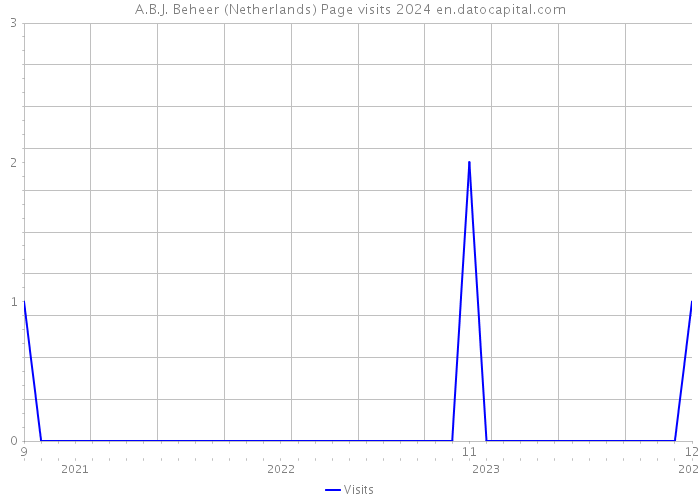A.B.J. Beheer (Netherlands) Page visits 2024 