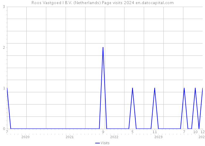 Roos Vastgoed I B.V. (Netherlands) Page visits 2024 