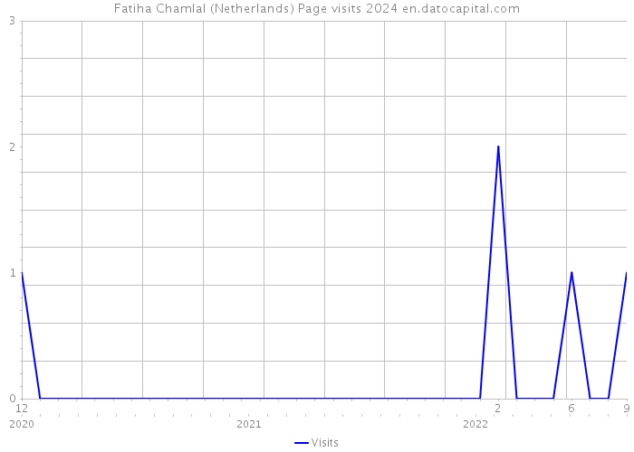 Fatiha Chamlal (Netherlands) Page visits 2024 
