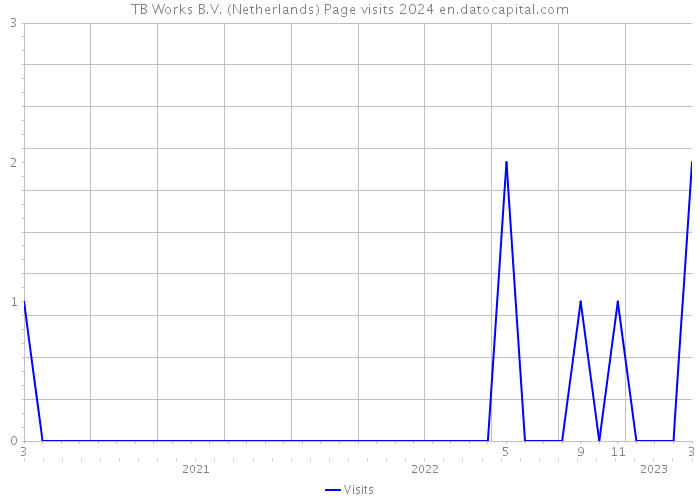 TB Works B.V. (Netherlands) Page visits 2024 