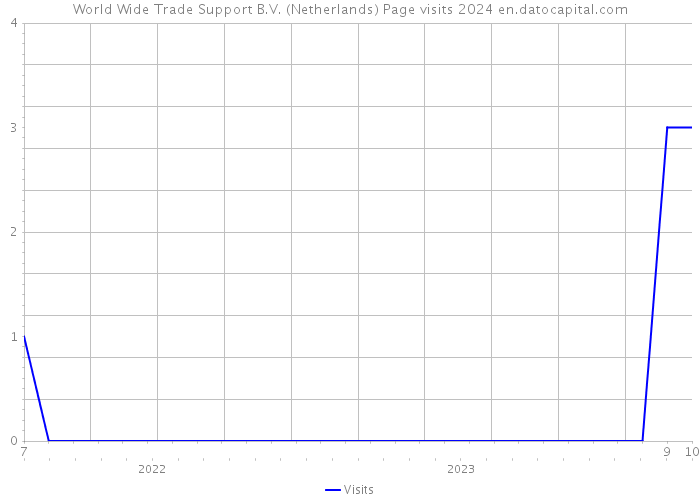 World Wide Trade Support B.V. (Netherlands) Page visits 2024 