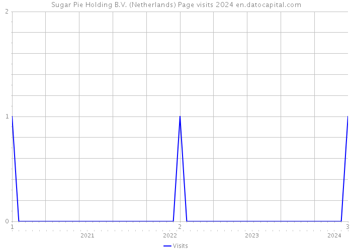 Sugar Pie Holding B.V. (Netherlands) Page visits 2024 
