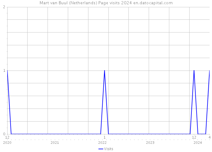Mart van Buul (Netherlands) Page visits 2024 