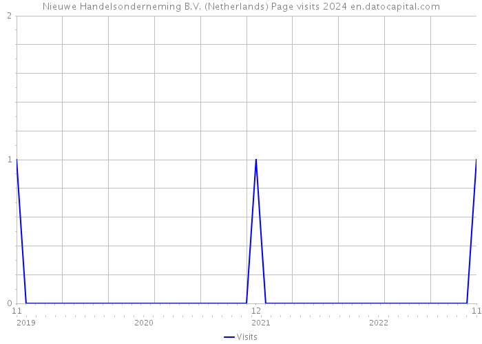 Nieuwe Handelsonderneming B.V. (Netherlands) Page visits 2024 