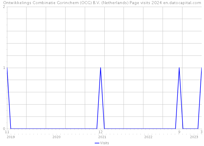 Ontwikkelings Combinatie Gorinchem (OCG) B.V. (Netherlands) Page visits 2024 