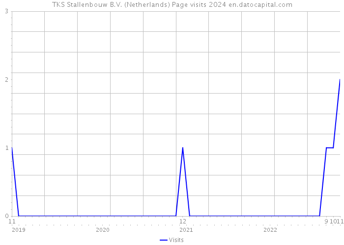 TKS Stallenbouw B.V. (Netherlands) Page visits 2024 