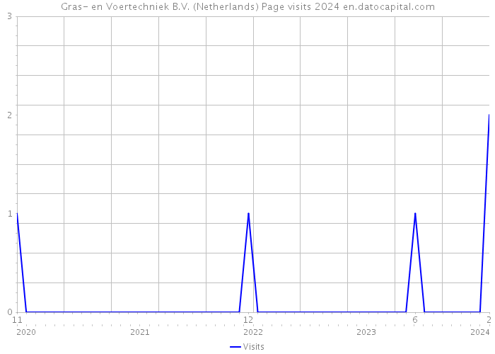 Gras- en Voertechniek B.V. (Netherlands) Page visits 2024 