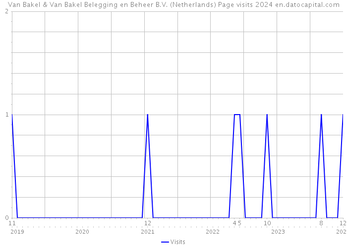 Van Bakel & Van Bakel Belegging en Beheer B.V. (Netherlands) Page visits 2024 