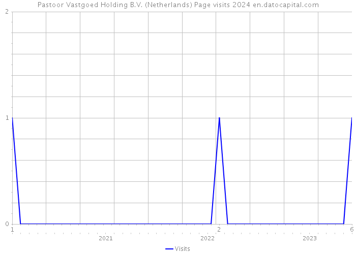 Pastoor Vastgoed Holding B.V. (Netherlands) Page visits 2024 