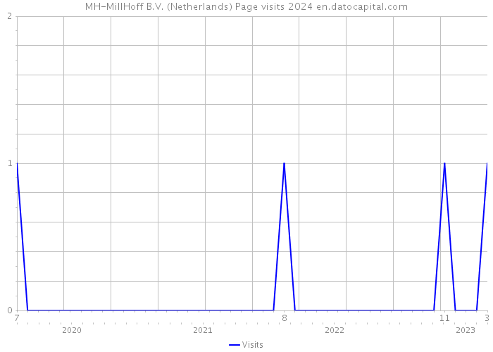 MH-MillHoff B.V. (Netherlands) Page visits 2024 