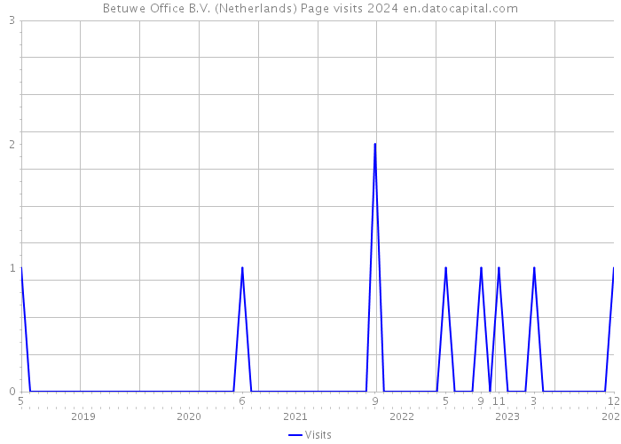 Betuwe Office B.V. (Netherlands) Page visits 2024 