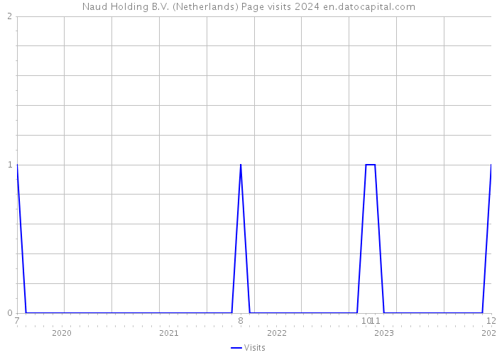 Naud Holding B.V. (Netherlands) Page visits 2024 