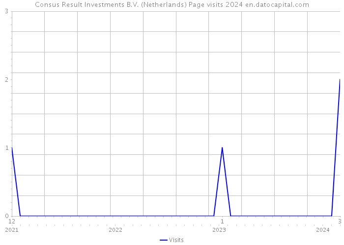Consus Result Investments B.V. (Netherlands) Page visits 2024 
