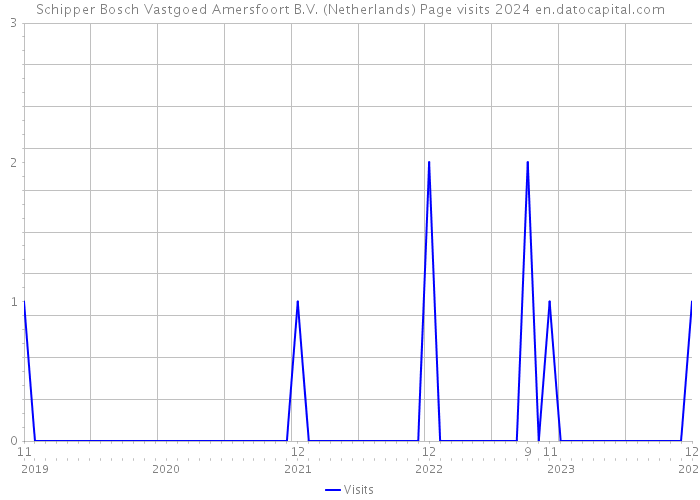 Schipper Bosch Vastgoed Amersfoort B.V. (Netherlands) Page visits 2024 