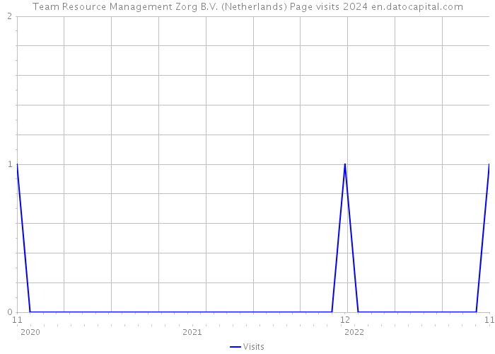 Team Resource Management Zorg B.V. (Netherlands) Page visits 2024 