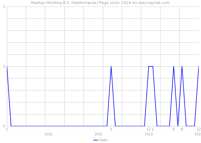 Mathijs Holding B.V. (Netherlands) Page visits 2024 