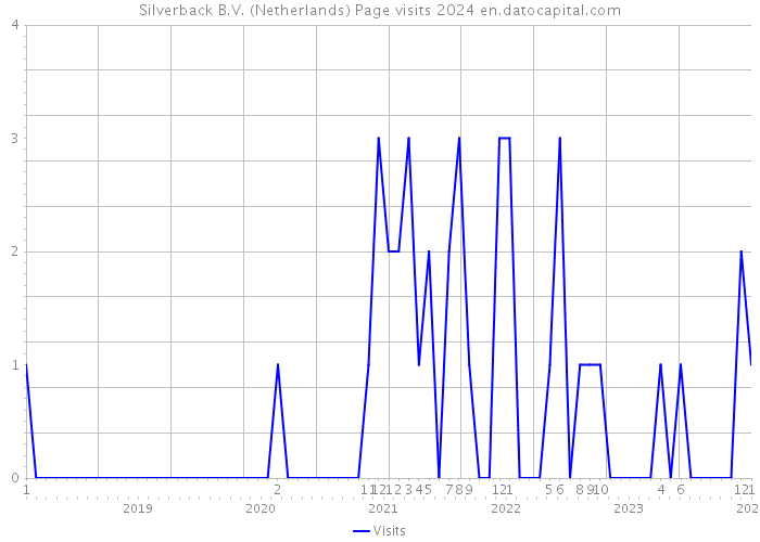 Silverback B.V. (Netherlands) Page visits 2024 